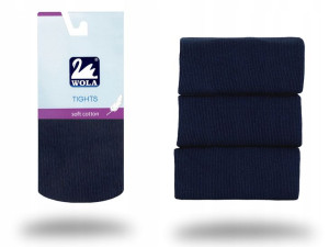 Rajstopy Wola Soft Cotton, navy B82, 104-110