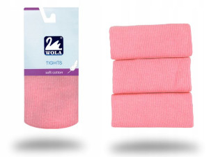 Rajstopy Wola Soft Cotton, pink C35, 80-86
