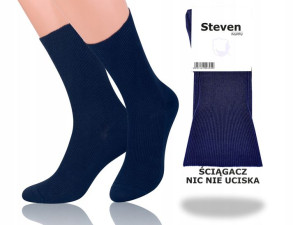 Steven 018 Skarpety Bezuciskowe Niebieski 43-46