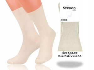 Steven 018 Skarpety Bezuciskowe Ecru 39-42