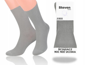 Steven 018 Skarpety Bezuciskowe Szary 39-42