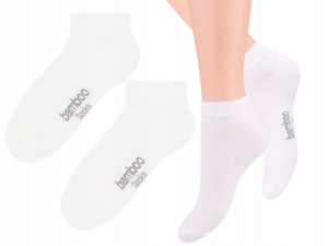 Steven 094 Stopki Bambusowe Natural Biały 35-37