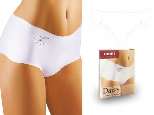 EMILI Daisy Laserowo Cięte Figi biały S