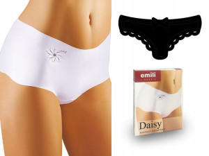 EMILI Daisy Laserowo Cięte Figi czarny L