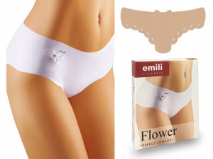 EMILI Flower Laserowo Cięte Figi beżowy M