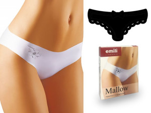 EMILI Mallow Laserowo Cięte Figi czarny S