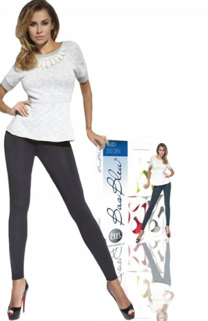 legginsy GABI komfortowe BAS BLEU czarne 2-S