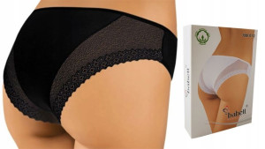 BABELL Figi Damskie bbl 012 , CZARNE , XL
