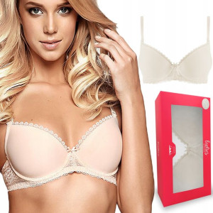 HENDERSON KASSIDY, biustonosz push up, BEŻOWY, 65C