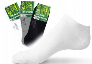 STOPKI BAMBUSOWE Steven antybakteryjne 5-PAK 35-37