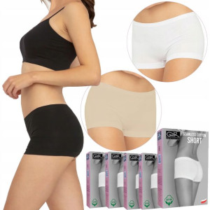 Majtki bawełna GATTA Seamless SHORT, 5-PAK, XL