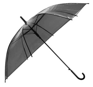 Bq13g Parasol Przezroczysty Czarny