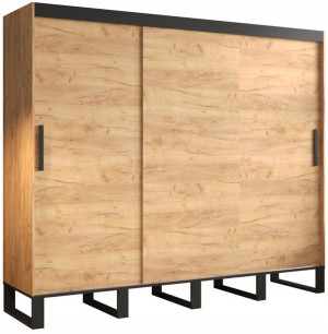 Szafa przesuwna LOFT 250 cm styl INDUSTRIALNY