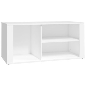 Półka na buty, biały, 100x35x45 cm, materiał drewnopochodny
