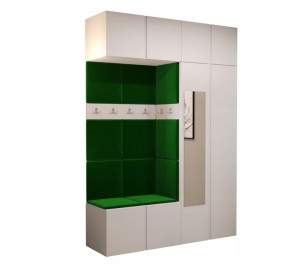 Garderoba do przedpokoju panele ORION 19 Biały