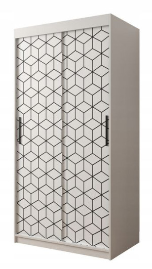 Szafa przesuwna garderoba PLASTER 1 100 cm