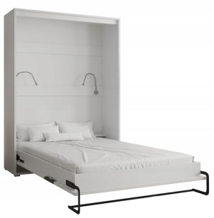 Półkotapczan pionowy Łóżko w szafie 140 cm HOME