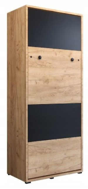 CASE loft black N#7 Półkotapczan pionowy 90