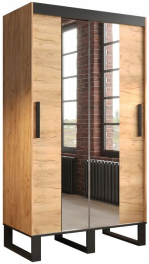 Szafa przesuwna LOFT T1 120 cm styl INDUSTRIALNY