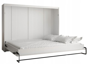 Półkotapczan poziomy Łóżko w szafie 160 cm HOME