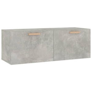 Szafka wisząca, szarość betonu, 100x36,5x35 cm