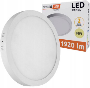 Panel Plafon LED Natynkowy 24W CCD SuperLED