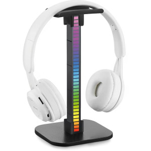 MOZOS D11 Wieszak statyw stojak uchwyt na słuchawki RGB LED