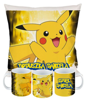Zestaw Kubek + Poduszka Pokemon Pikachu