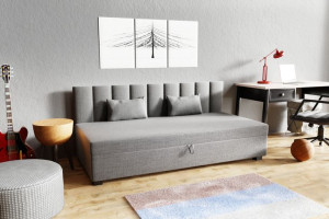 Łóżko Tapczan jednoosobowy Leon 80 cm