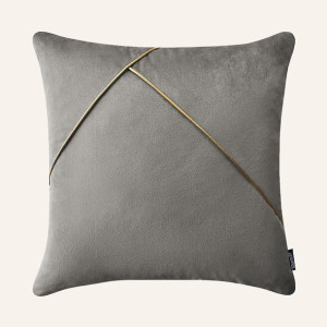 Poszewka Dekoracyjna Be Glam Simple - Szara Jasna 45x45