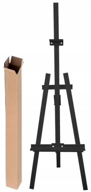 Sztaluga Do Montażu 177 Cm Drewniana Bukowa Czarna