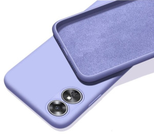 Etui Premium Silicone Case Do Oppo A17 +szkło 9h