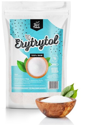 ERYTRYTOL słodzik - Real Foods - 1000g