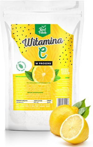 WITAMINA C W PROSZKU - Real Foods - 500g