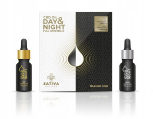 Olejki CBD 5% i 10% DAY&NIGHT 2x10ml SATIVA