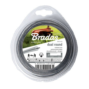 BRADAS Żyłka RIPPER DUAL okrągła blister  3,0mm x 15m