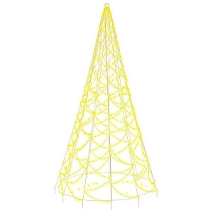 Choinka do montażu na maszcie, 500 ciepłych białych LED, 300 cm