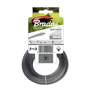 BRADAS Żyłka RIPPER DUAL okrągła karta 2,0mm x 15m