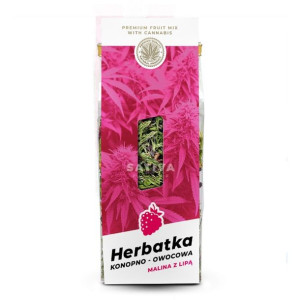 Herbatka konopno owocowa "MALINA Z LIPĄ" 45g Sativa Poland