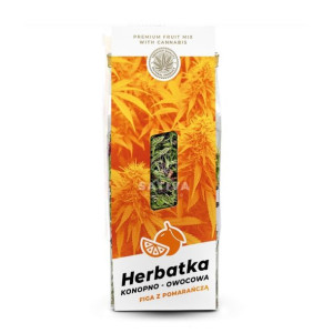 Herbatka konopno owocowa "FIGA Z POMARAŃCZĄ" 45g Sativa Poland