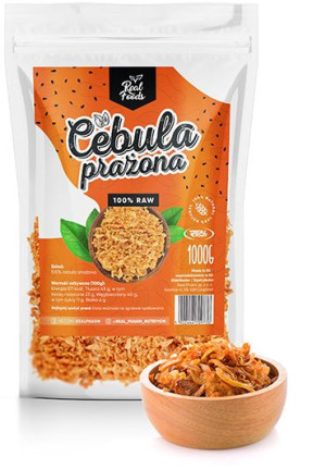 CEBULKA Prażona - Real Foods - 1000g