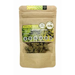 CBD Kwiaty Konopi "LemonGrass" 3,5 g - SPECIAL EDITION Sativa Poland Susz