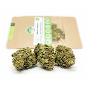 CBD Kwiaty Konopi Sweet Melon Sativa Poland Susz konopny - 2 g