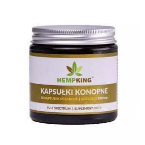 Kapsułki konopne CBD (1000mg) HEMPKING
