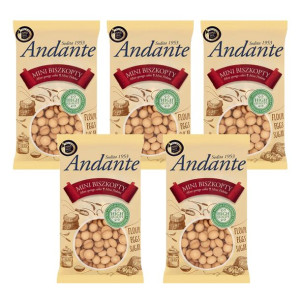 5x Andante Mini Biszkopty 120g