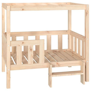 Legowisko dla psa, 95,5x73,5x90 cm, lite drewno sosnowe