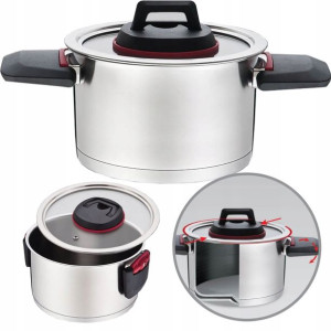 Garnek ze skład.uszami pokrywka MR-3530-22 4,2L