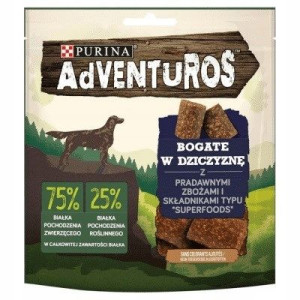 Purina Adventuros dziczyzna i prazboża 90g