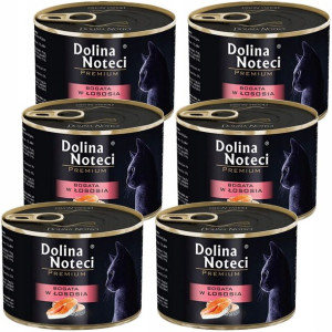 Dolina Noteci Premium bogata w łososia 6x185g