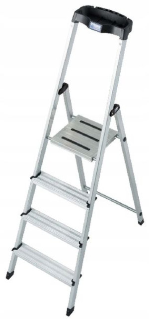 Drabina aluminiowa z półką Krause Monto Safety 1x4